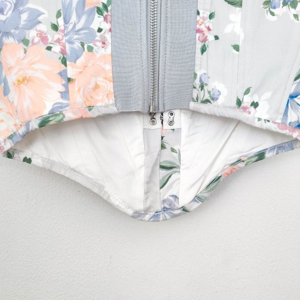 House of CB Dahlia Floral Cropped Bustier XS - Picture 7 of 9